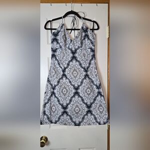 Women's 10 H&M Haltered Summer Sun Dress Boho Cottagecore Chic 90s